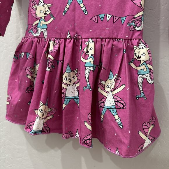 NWT Raspberry Republic Flying Kitty Pink Body Dress - Picture 3 of 7